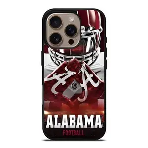 (iPhone 16 Promax Case) ALABAMA CRIMSON Football Phone Case For iphone 16 Promax, 15, 14, 13, 12, 11, XS MAX, Football Lovers Phone case, Gift for him, Gift For Fan