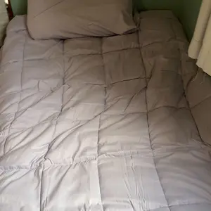 DOWNCOOL 3 PCS Comforter Set(only 2pcs for Twin size) -All Season Soft Bed Set-Down Alternative Comforter with pillowcase, Summer Turn Up,  High Quality Quilting Design Box Stitching Technology