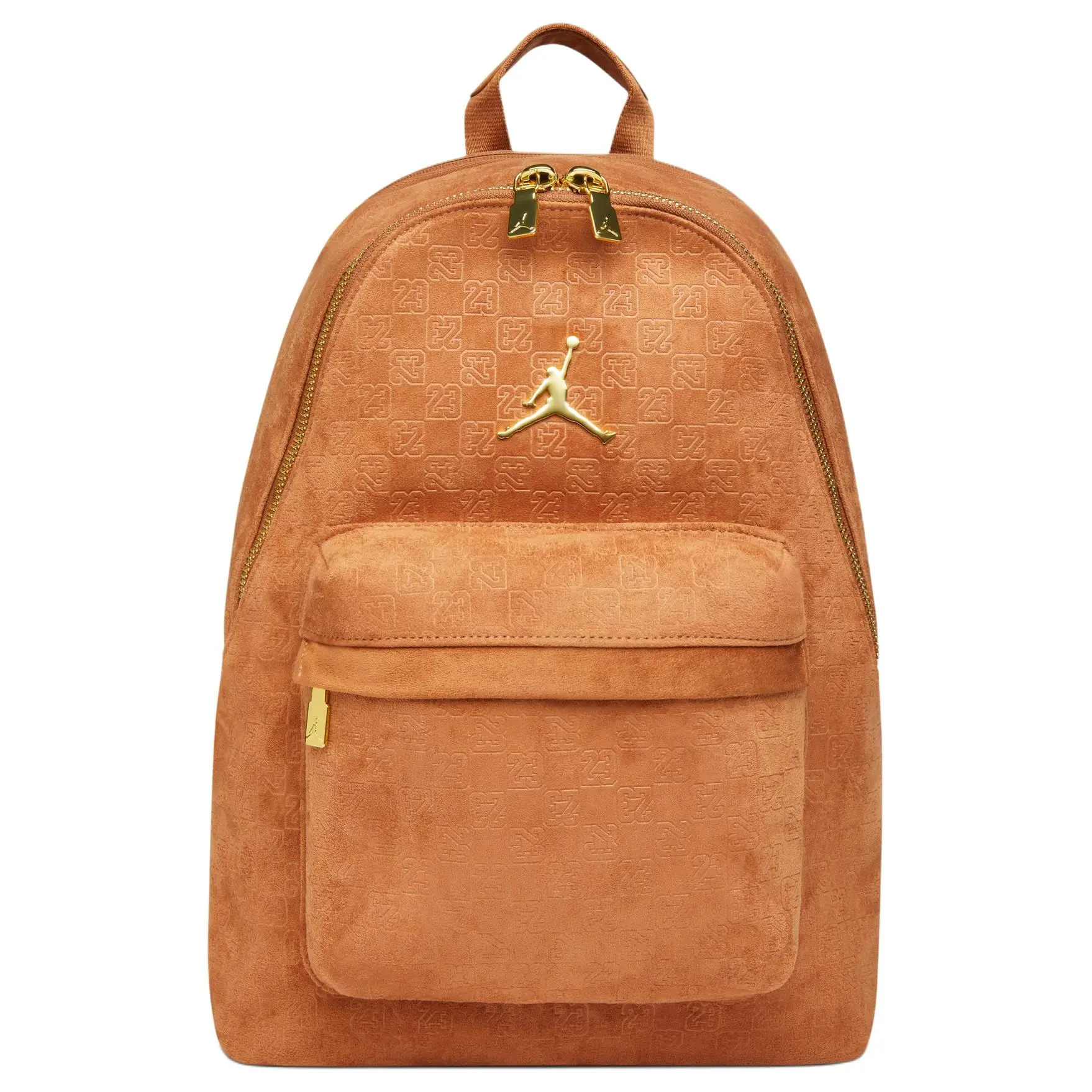 Monogram 23L Brand Logo Polyester Backpack for Men, Brandy Color, Durable, Sleek Modern Design, Functional Features, Versatile Style