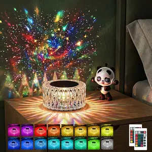 Aesthetic Mini Starburst Lamp - 16 RGB Color, 3 Brightness, Touch & Remote, Rechargeable, for Bedroom, Party, Home Decor - Perfect Birthday Gift for Friends