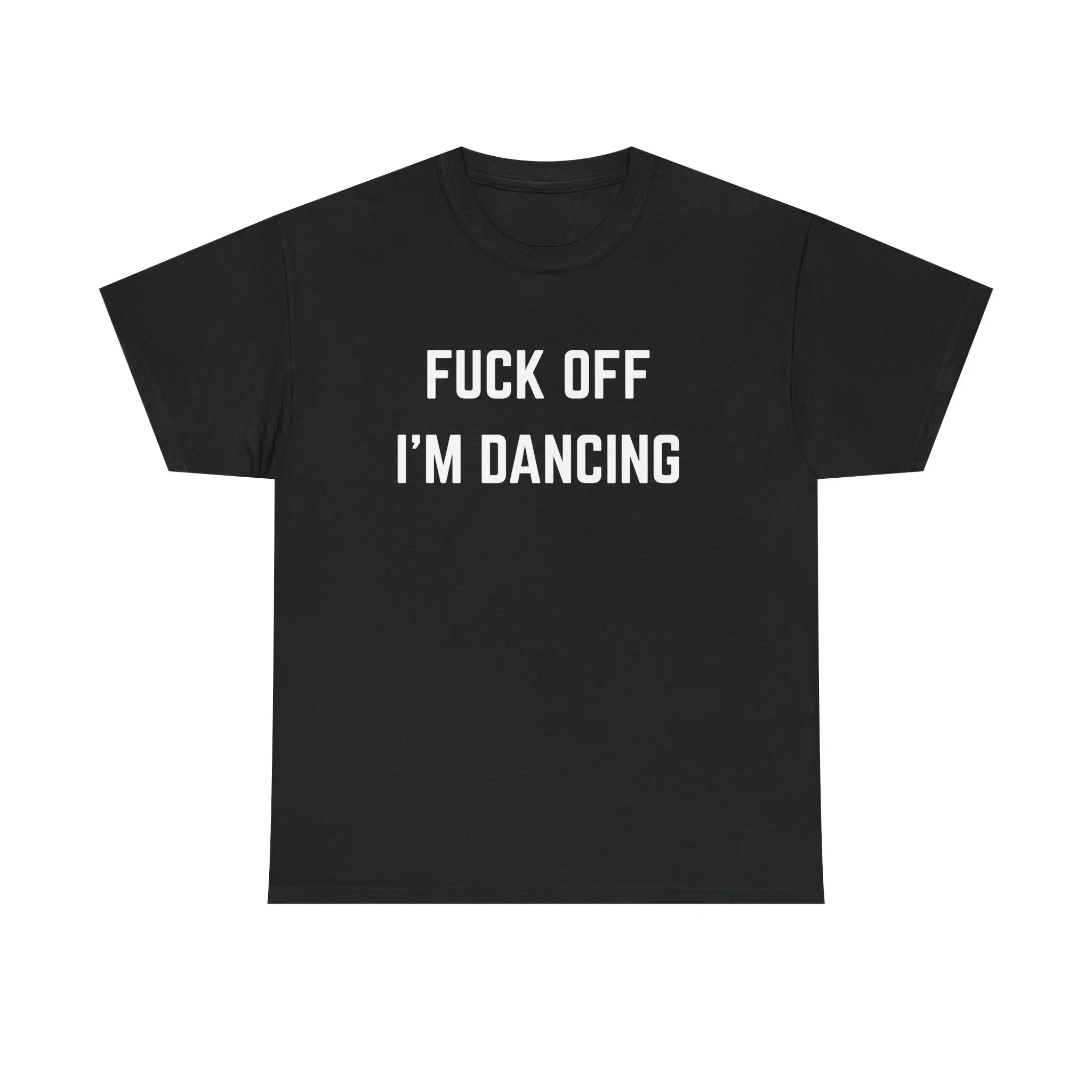 F*ck Off I’m Dancing Rave T-Shirt EDM Festival Outfit Graphic Tee Techno House Music Clubwear Unisex Streetwear Y2K Party Shirt Electronic Music Festival Clothing EDC Outfit Raver Fashion Shirt