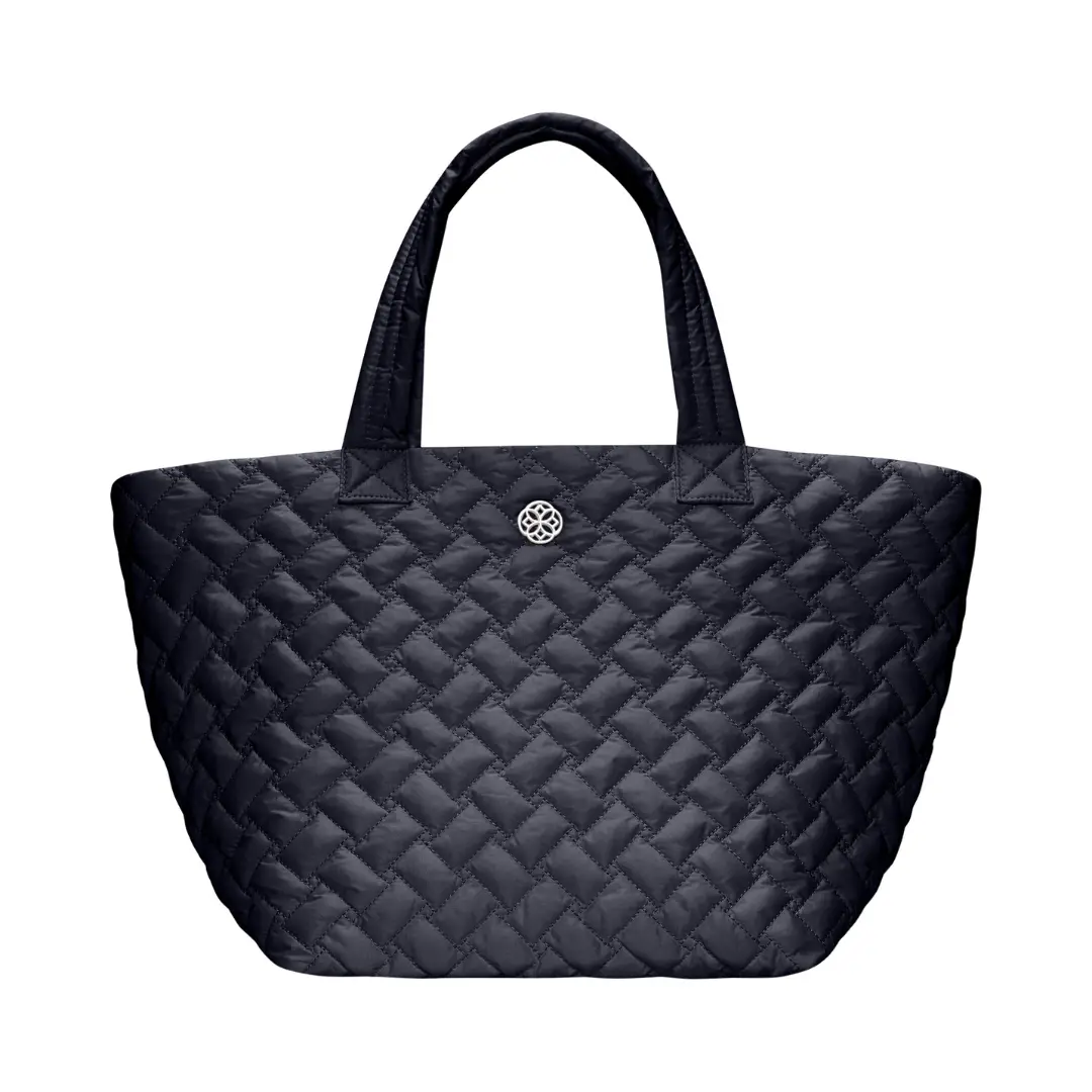 The Canvas Carryall, Medium | Quilted Needlepoint & Knitting Project Tote
