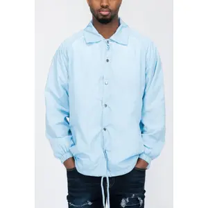 Men's Casual Windbreaker Coaches Jacket