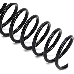 31.8mm Plastic Spiral Coil Binding 3:1 Pitch, 1-1/4 inch, 280 Sheets Capacity Black Coil Binding Spines - Versatile for Office and Educational Tasks, Pack of 50