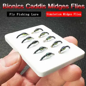Epoxy Midge Buzzer Nymph Fly Fishing Lure, Artificial Fishing Lure, 5-10pcs Trout Salmon Pike Bait, Realistic Insect Design, Durable & Effective Fishing Gear, Fishing Tackle, Fishing Accessories