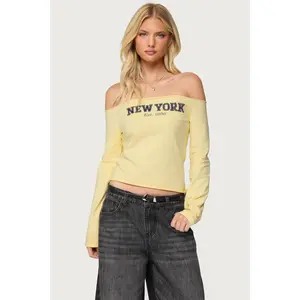 New York Babe Off Shoulder Top