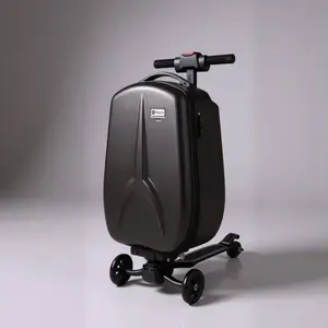 KD3 Electric Scooter Suitcase – 22L Foldable Ride-On Carry-On | Space Suitcases