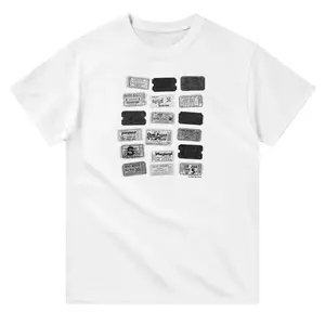 ClassicTee, High-Quality Cotton T-Shirt - Collection 5, In Stamp Print Tee We Trust