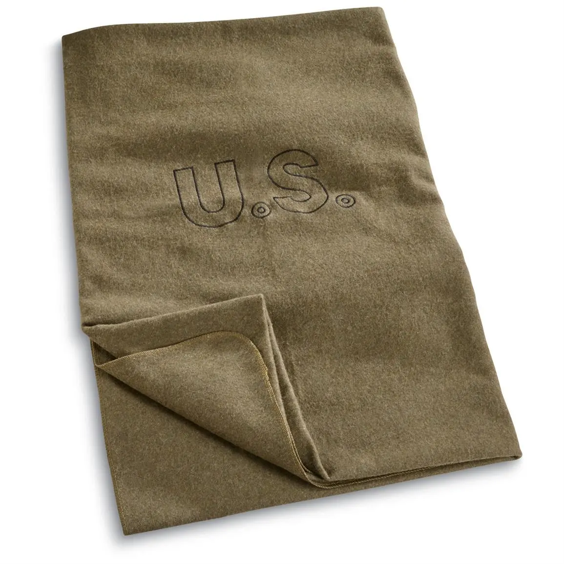 GI Style Embroidered "US" Wool Blanket GI Style Embroidered "US" Wool Blanket