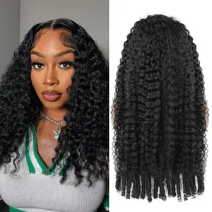[NEW IN]Yawawe Hair 13x6 Burmese Curly Full Lace Frontal Wear go Glueless Wig with Drawstring Effortless Install Ear to Ear Straight Pre-Cut Pre-Plucked Human Hair for Women Beginnner Friendly