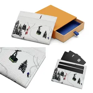 Luxury Ski Resort Cardholder with Storage Box