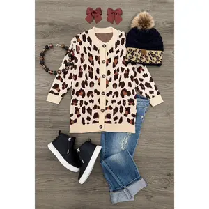 Cheetah Button Down Cardigan