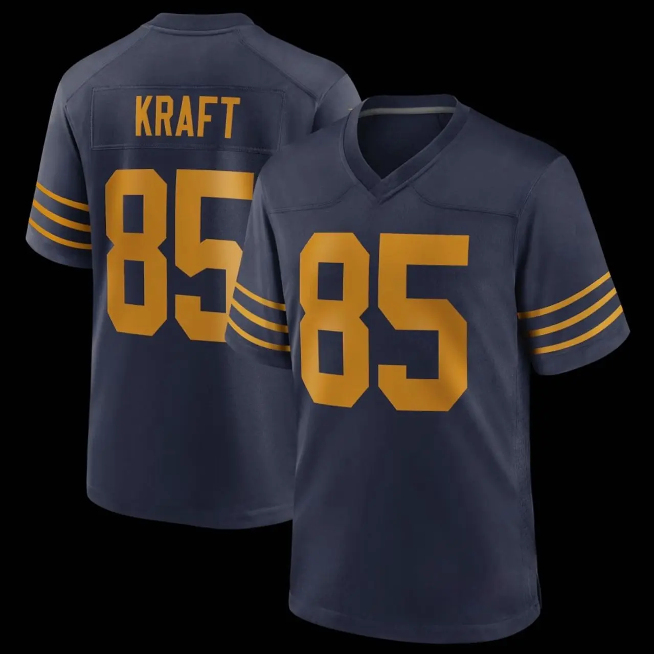 Unisex Football inspired by Kraft 85 Green Bay Alternate Game Jersey - Navy