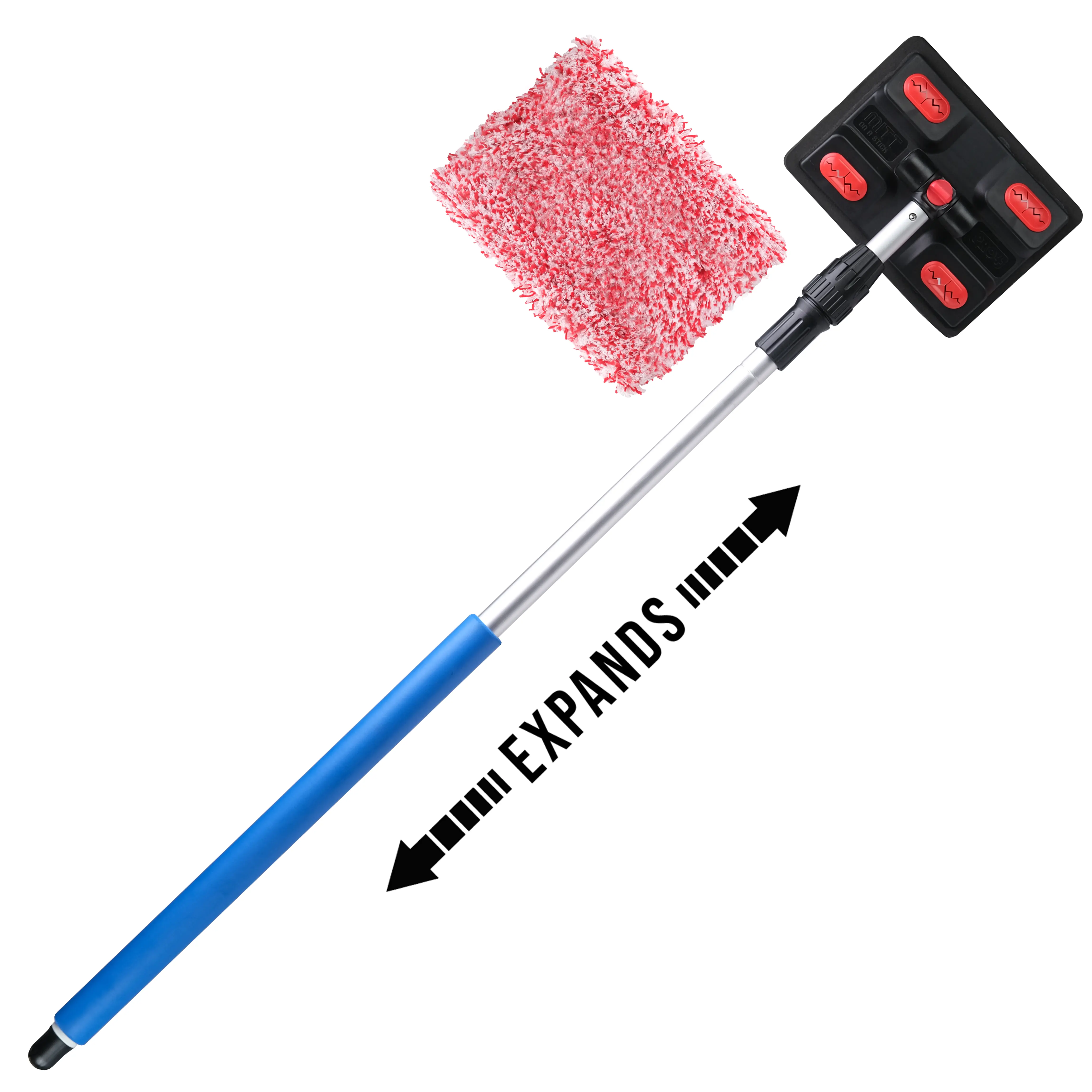 Autofiber Mitt on a Stick Pro+ 2-Piece Telescoping Pole (42" to 72") With Mitt