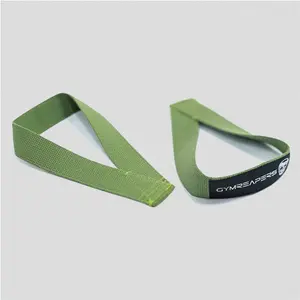Gymreapers Olympic Lifting Straps - Green, Durable Cotton Grip Support