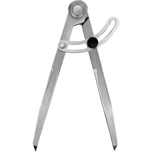 6 inch Compass with Wing, Alloy Divider, Compass Tool, Work Scribe Tool Woodworking Drafting Carpenter Compass for