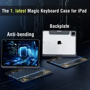 Lecsas Fantastic Magic keyboard Case for iPad transparent