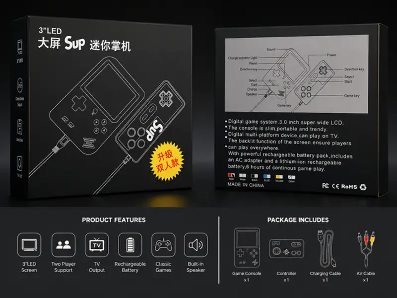400 in 1 game box Console