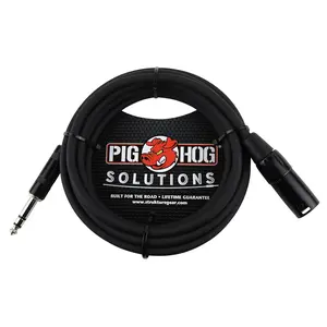 Pig Hog 1/4" TRS to XLR Balance Adaptor Cable, 25 Feet PX-TMXM25