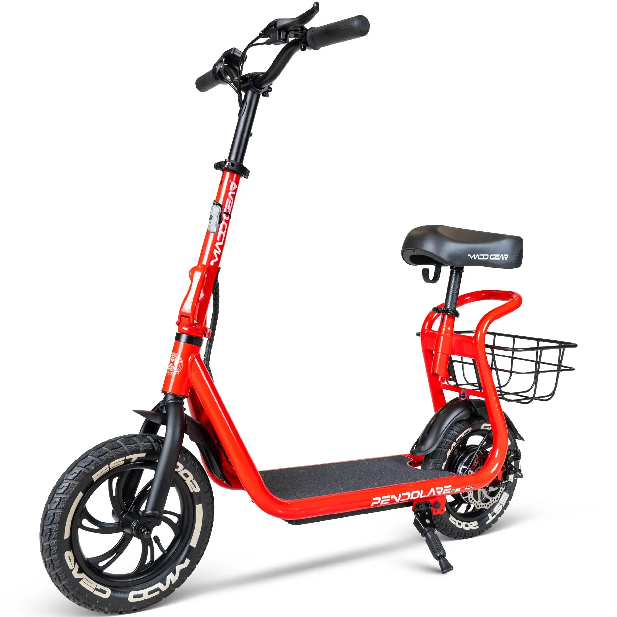 Madd Gear Pendolare Electric Folding Scooter - Pepper Red