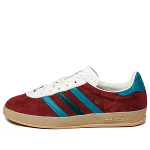 adidas Gazelle Indoor Shoes 'Burgundy Arctic Fusion Collegiate Green' IG4996