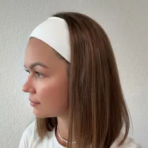 Handmade Organic Cotton Elastic Headband Soft No-Slip Eco Hairband Comfortable All-Day Wear for Women 20" Size Fits Most Adults OEKO-TEX Certified Sustainable Blend