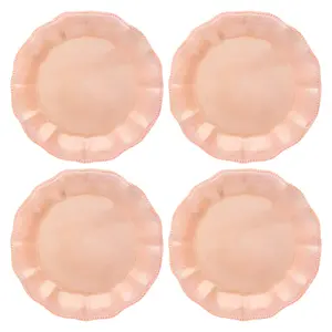 Olivia Blush Melamine Dinner Plates