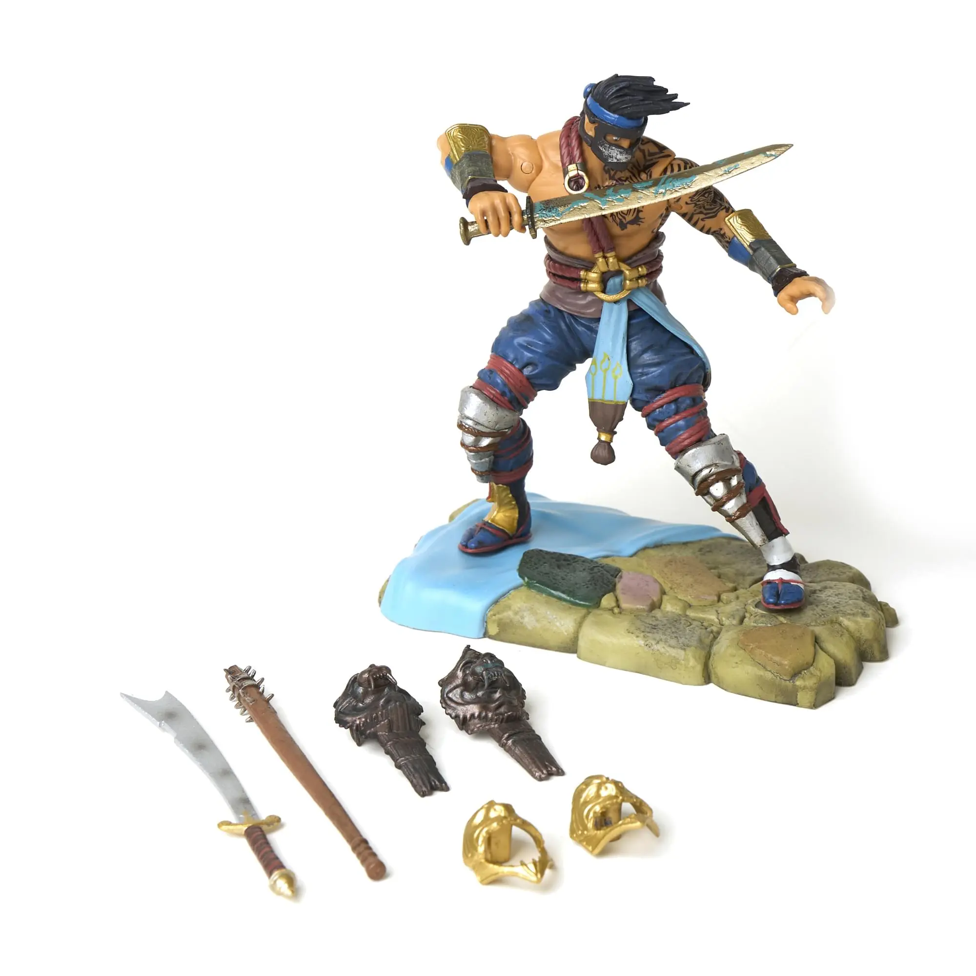 Killer Instinct Series 1 6" Unisex Poseable Anime Action Figure - Jago, Art Toy, Ultimate Source Collectible Figure Decor with In-Game Look