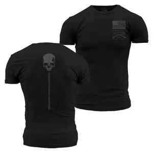 runt Style Men's STRENGTH THROUGH SUFFERING T-Shirt, Unisex Short Sleeve Casual 100% Cotton, Army Military Menswear