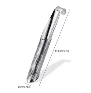 Portable Home Tea Accessories Filter Stainless Steel Tea Maker Piping Design Tea Spoon Brewer Long Handle Metal Creative Cup