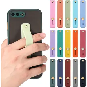 15 count Phone Grip Strap Telescopic Finger Loop Finger Strap Holder  Stretch Grip Stand for  Mobile Phone and Tablets(Colorful)
