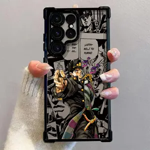 Anime j-jojoPhone Case Protector Suitable for Samsung Galaxy S26 S25 S24 A57 A37 A07 A26 A36 A55 A35 A06 A16 A05 A14 A24 A34 A54 A15 A05S A25 A04e A04 S23 S22 S21 FE Ultra Plus Edge 4G 5G Anti Fall Protective Transparent Soft Back Cover