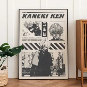 Tokyo Ghoul Kaneki Ken Anime Poster, Ken Tokyo Ghoul Manga Posters (NO FRAME)