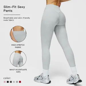 MFVIM Women's Solid High-Waist Sports Tummy Control Leggings, Women's Leggings, Casual Breathable Yoga Pants, Women's Workout Clothing, Gym Clothing for Women, Ladies' Sports Apparel for Gym Workouts and Running, Fall Outfits 2025, Valentine's Day Gift fo
