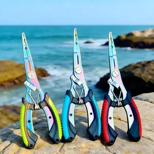 Professional Fishing Set, Stainless Steel Pliers with Carry Bag & Fishing Lanyad, Outdoor Recreation EquipmentPerfect for freshwater & saltwater fishing, boating, camping, angling essentials, portable fishing tools