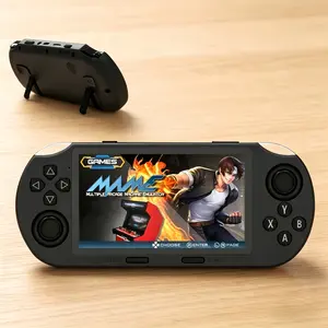 Sf3000 Retro Handheld Game Console, 4.5 Inch IPS HD Screen, Dual 3D Joysticks, Supports Multiple Emulators, Classic Games, Perfect for Vintage Gamers
