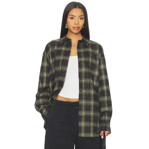 Nakedvice The Pax Shirt in Olive Plaid