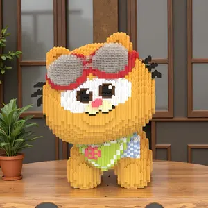 Cat 3D Jigsaw Puzzle Figurine, 7651 Pieces, Creative Room Decor, Birthday/halloween/festive Gift, DIY Craft, Lightweight Statue