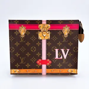 Pre-owned Louis Vuitton canvas Clutches & Wristlets Monogram Summer Trunks Toiletry Pouch 26