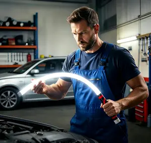 30-Inch Flexible LED Light Stick, Bendable High Lumens Flashlight, Durable 7 Hour Battery Life, Practical Illumination Tool For Off Road Travel, Garage Maintenance And Hidden Engine Bay Areas