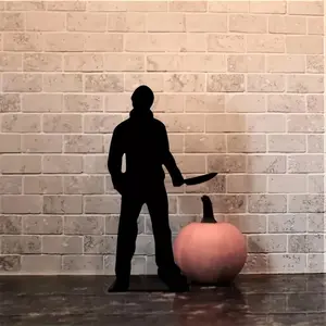Halloween Desktop Shadow Figures - Spooky Horror Movie Characters, Cool Garden Party Decor