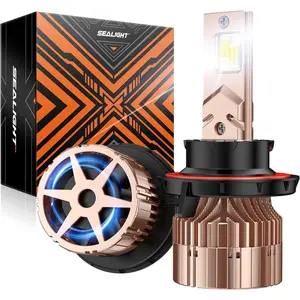 2018 Chevrolet Spark H13/9008 90W 6000K White IP68 LED Headlight Bulbs 2PCS SEALIGHT X6S