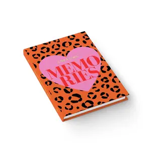 Chetah Print Memories - Junk Journal, Personalized Journal, Healing Journal, Self Care, Scrapbooking, Planner, Creative Life Planning