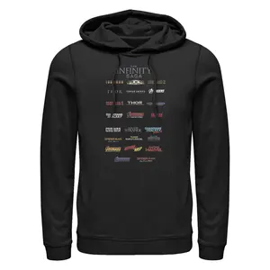Men's Marvel Infinity Saga Logos Pull Over Hoodie