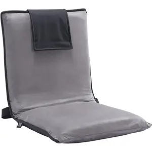 VEVOR Floor Chair, 6 - Position Adjustable Meditation Chair with Back Support, Folding Sofa Chair for Reading TV Watching and Gaming, Portable Floor Seat Lounge Sofa Chair for Kids Teens Adults, GrayVEVOR Super Brand Day