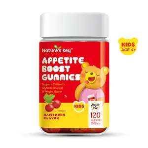 [DealsForYou] Nature's Key Hawthorn Appetite Booster Gummies, Kids Vitamin Supplement Ages 4+, Appetite Stimulant  Support, 120 Counts Pack of 1