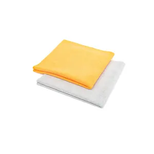 The Rag Company - The Edgeless Pearl - Microfiber Detailing Towel for Ceramic Coating Leveling and Sealant Removal, Scratch-Free w/ No Tags, 320gsm, 16in x 16in