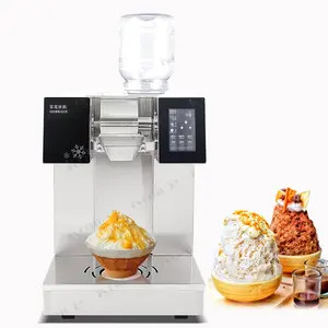 Kolice Commercial Automatically Electric Ice Crusher Shaver, Snow Flake Ice Shaver Machine, Snow Cone Maker, 540lbs/day, Water Cooling for Commercial