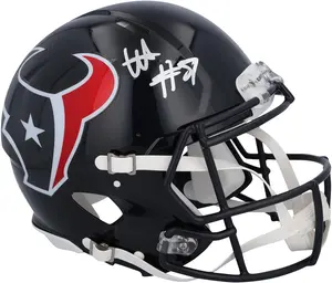 Will Anderson Jr. Houston Texans Autographed 2024 Alternate #2 Speed Authentic Helmet - Fanatics Authentic Certified