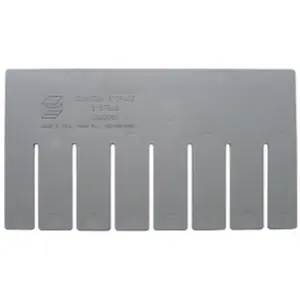 212 MAIN Quantum Storage DS92060 Short Divider for DG92060, Adjustable Divisible Grid, Pack of 6, Containers Organiser